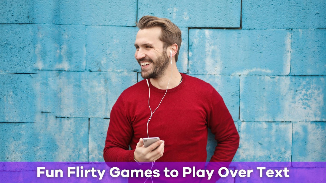 man enjoying fun flirty games to play over text