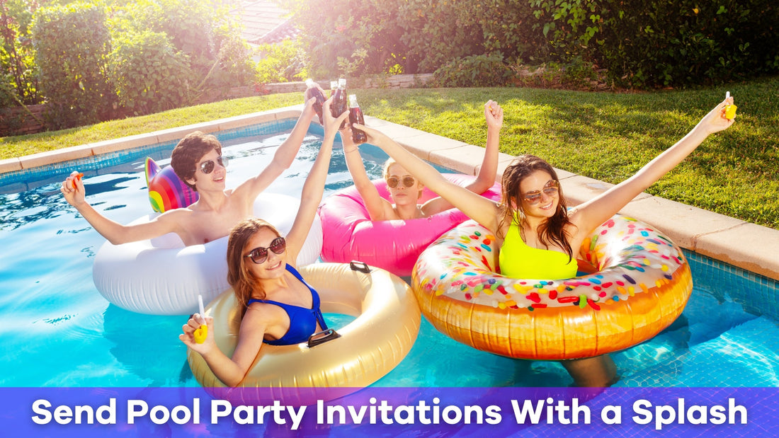 Make a Splash With Creative Pool Party Invitations