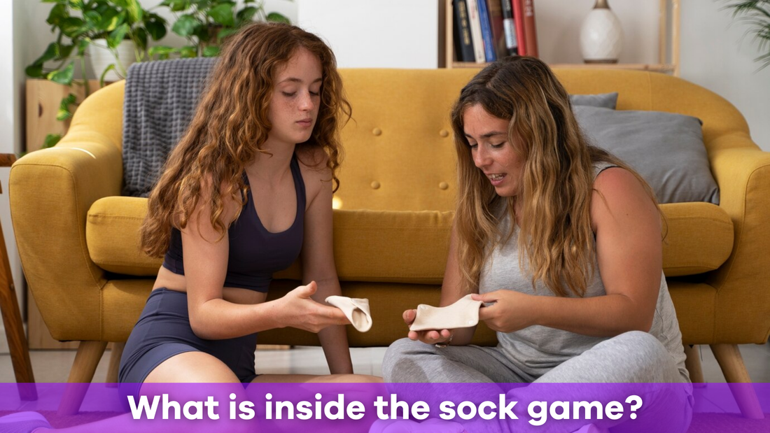 What is inside the sock game?